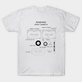 Anatomy of Audio Cassette Tape T-Shirt